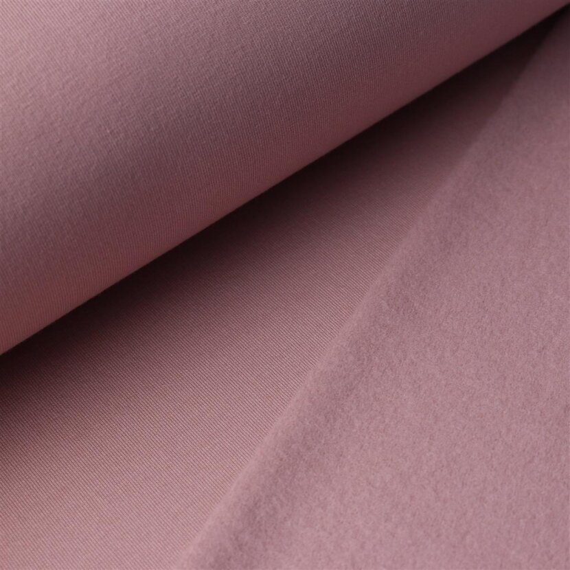 French Terry Brushed Uni - Muted Pink (10 words)