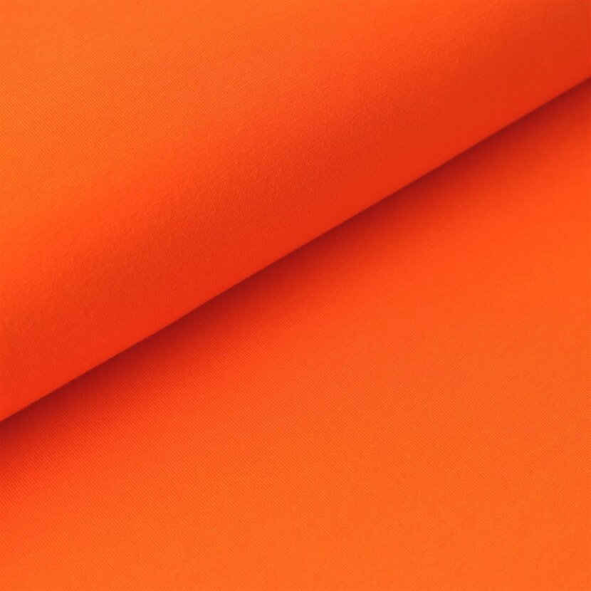 Baumwoll Jersey Uni - Orange